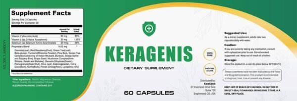 KeraGenis Supplement For a Fungus-Free Organism